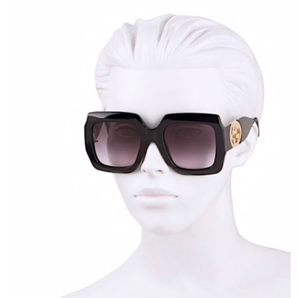 Gucci Eyewear square-frame chain sunglasses main image 12